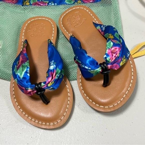 🆕 Matilda Jane Blue & Pink Seashore Sandals - Picture 5 of 9